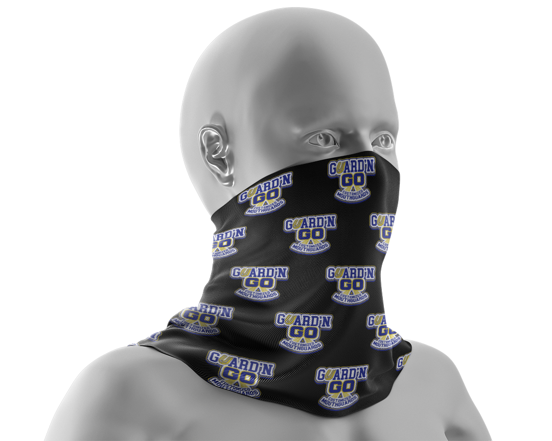 Neck Gaiter :: Large Logo :: Black