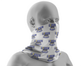 Neck Gaiter :: Large Logo :: White